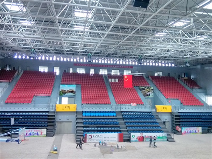 潍坊电厂体育馆网架加工